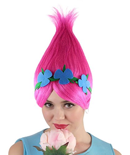 Halloween Party Online HPO Colorful Pointy Princess Troll Cosplay Costume Wig, Adult & Kids Sizes HW - //coolthings.us
