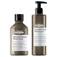 L'Oréal Professionnel, Absolut Repair Molecular Geschenkset, reparierende Routine, beschädigtes Haar, Duo Shampoo + Spülserum, limitierte Edition Expert Serie