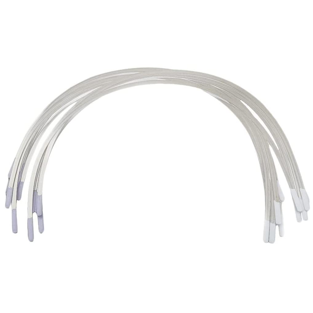 NOPEILVI 6 Pairs Stainless Steel Bra Underwire Coated Replacing Bra Wires Replacement