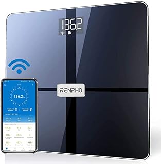RENPHO Wi-Fi Body Composition Scales, Scales for Body Weight with Baby Mode, Bluetooth Body Fat Scale, Digital Weighing Bathroom Smart Scale Body Composition Monitor with App for Fitness, Elis Aspire
