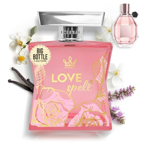 Eternal Fragrance - Eternal Love Spell - Inspired by Designer Gourmand White Flowers Perfume - 3.4 oz (100ml) - EDP - Long-lasting - Clean Ingredients - Perfume for Women - 2000 sprays per bottle