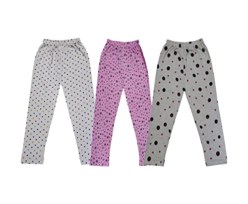 Image of KAYU Kids 100% Cotton Printed Capri for Girls - Regular Fit [Pack of 3]
