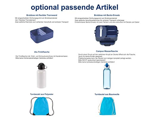 Mein Zwergenland Set van 4 kleuterschoolrugzak met lunchbox en gymtas Happy Knirps Next met naam blauw, Brandweer, SET 4… - Afbeelding 6