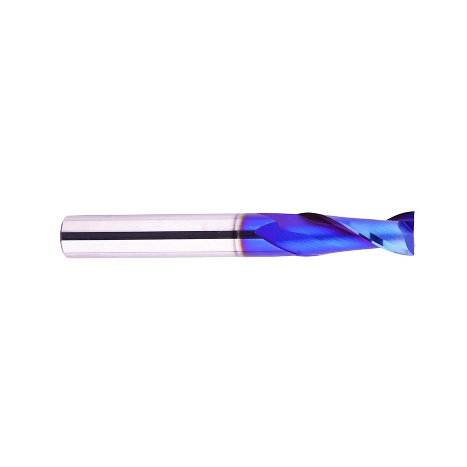 Tsophreniq Blue Substantial Little Coated Spiraling Router Bit For Woodworking High Efficiency Heat Dissipation Machining Milling Cutter End Mill Aluminum Milling Tool