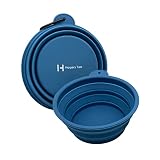 【Strong & Safe】 El cuenco de viaje Harpers Tale para perros está diseñado a partir de un único molde de silicona. A diferencia de otros diseños que utilizan un borde de plástico, el molde único está construido para permanecer robusto y resistente a las roturas. (NB - a menos que deje que su perro lo mastique). Los cuencos están hechos de silicona libre de BPA y de grado alimentario, por lo que son seguros para su perro.