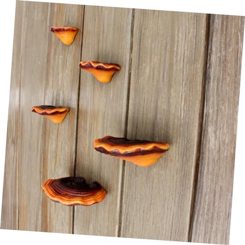 Décoration de jardin en résine Milisten : 4 micro ornements Ganoderma résistants aux intempéries - 5