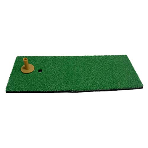 Golfmatte Puttingmatte Golf Gras Übungsmatte Golf Launchpad, Wohnungsmatte Treffer Matte Tee Hold, Golfschläge Matten (Color : D)