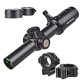 The HD second focal plane 1-6x24 IR scope maximizes the ratio of quality-to-cost, create amazing precision and value at the lowest cost(Note: The option is equipped with 2 x "Lens Covers", 1 x "Throw Lever", a set of 11mm "Dovetail Scope Rings")