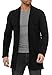 Produktbild Red Bridge Herren Cardigan Jacke Sweat-Jacke Sakko Long Cut Schwarz L