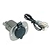 Marinco 20036 12V Receptacle, Stainless Steel with Cap