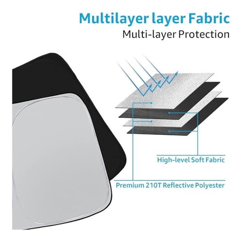 Protection intérieure BYD Dolphin pare soleil haut de gamme - 7