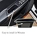 Vesul Front Row Door Side Storage Tray Compatible with Volvo XC60 2009-2017 Armrest Phone Container Door Organizer Handle Pocket ABS Tray Insert Glove Pallet