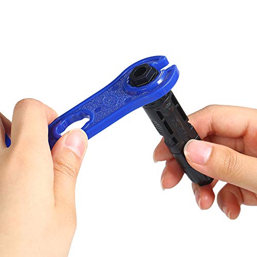 Conectores solares, 10 pares de conectores solares com chave inglesa Conectores de cabo do painel so