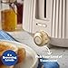 Russell Hobbs 2 Slice Toaster [980W, Frozen/Cancel/Reheat function with Indicator light] Brontë Stone (Extra wide slots, 6 Browning levels, Lift & Look function, Lift high feature) 26761