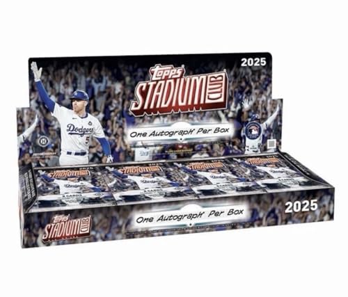 2025 Topps Stadium Club Factory Sealed Hobby Box