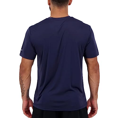 Speedo Camiseta Interlock , Masculina, G, Azul