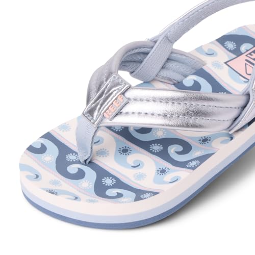 Image of REEF Girls Toddler /Little Kid Ahi Beach Flip Flop, Soft Cushion Footbed, Water Friendly