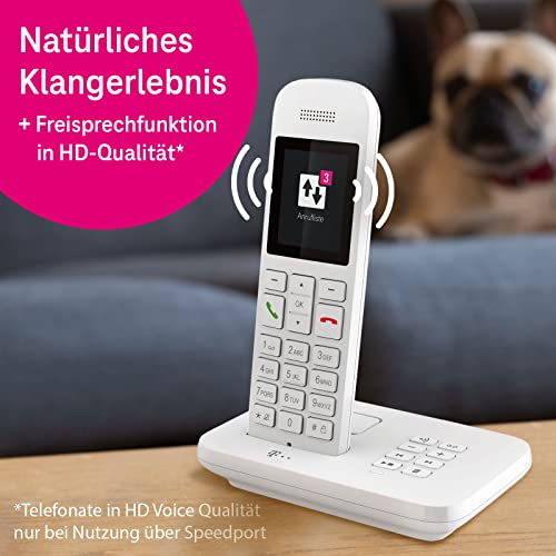 Telekom Sinus A 12 – Schnurloses Telefon in Weiß