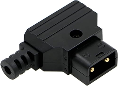 Miniatura 8 de Alvins D-Tap - Conector macho para fotografía, cable de alimentación de montaje en V, batería dorada (10 unidades, macho)