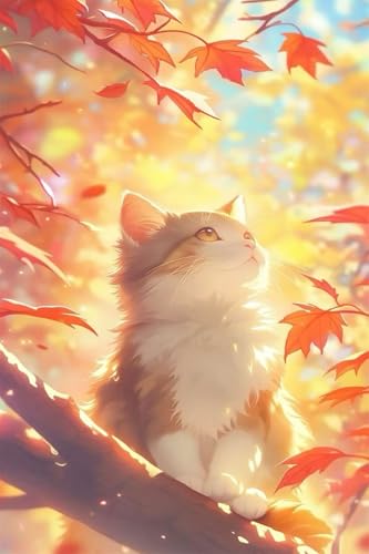 30 Piece Jigsaw Puzzles for Adults, Educational Games, Difficult, Logic Puzzles, Tree Animal Cat Puzzles for Adults, Puzzle 30 Pieces