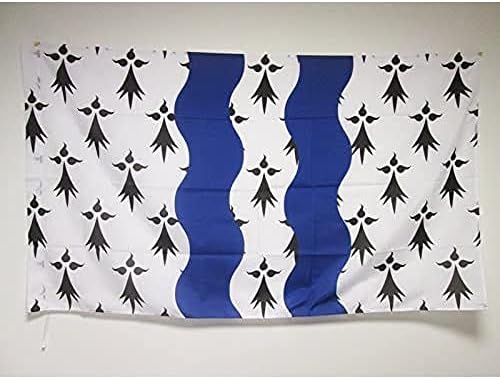 Drapeau Charente-Maritime 150x90 Cm - Tissu Polyester, Fourreau Pour Hampe - Pour Décoration, événements, Fierté Régionale - Fabriqué En France