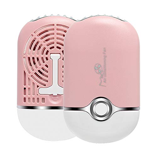 MISMXC Eyelash Fan Dryer, Mini Handhel Fan Air Conditioning Blower for Eyelash Extension (Pink)