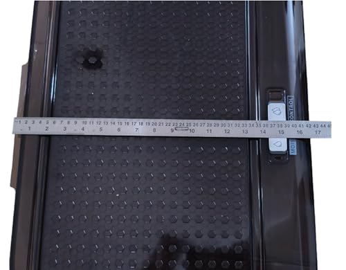 Image of Crisper Cover Vegetable Basket Cover Suitable for Whirlpool 308 L 3 Star IntelliFresh Inverter Frost Free Double Door (IF INV ELT DF355 TITAN STEEL(3S)-TL Crisper Glass Lid Tray