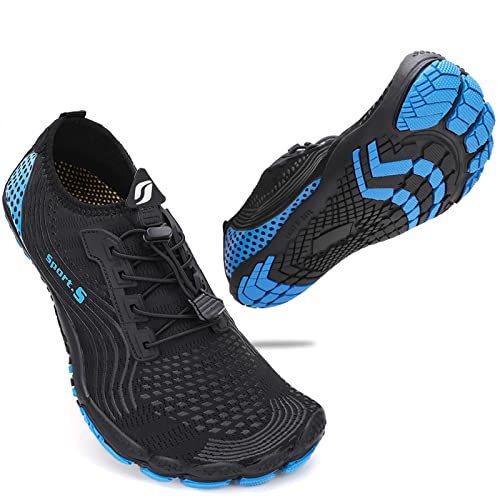 Zhr Calcetines Acuáticos Para Hombre Y Mujer, Secado Rápido, Para Nadar En La Playa, D Negro Azul, 39 1 3 Eu Zhr Calcetines Acuáticos Para Hombre Y Mujer, Secado Rápido, Para Nadar En La Playa, D Negro Azul, 39 1 3 Eu