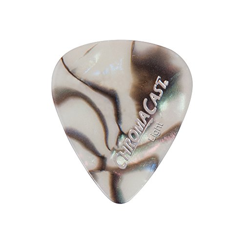 Chromacast Cc-Cp-Light-10Pk(A) Pearl Celluloid Guitar Picks, 10-Pack, Light #TOP1
