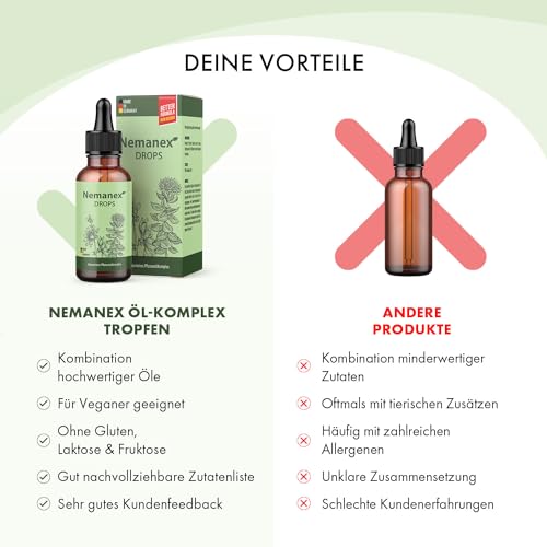 NEMANEX | mit hochwertigen Inhaltsstoffen | Unterstützung für den Körper | 30 ml Inhalt (1)