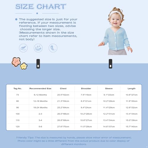 Little Girls Knit Cardigan Sweaters Solid Color Long Sleeve V-Neck Button Down Shirt Outwear Tops4