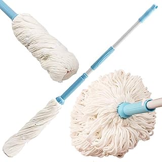 MySmartBuy Self Squeezing Drying Microfibre Squeeze Mop 360 Degree Rotating Twist Fast Rapid Dry Ultra Absorbent