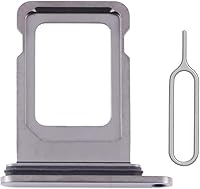 Vista 5 de Bandeja de repuesto para tarjeta SIM para iPhone 13 Pro y iPhone 13 Pro Max (verde alpino) con anillo de goma impermeable y pasador de expulsión