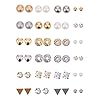BBTO-24-Pairs-Stud-Earrings-Crystal-Pearl-Earring-Set-Ear-Stud-Jewelry-for-Girls-Women-Men-Silver-and-Gold 24 Pairs Stud Earrings Crystal Pearl Earring Set Ear Stud Jewelry for Girls Women Men, Silver and Gold