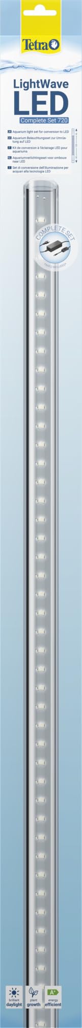 Tetra LightWave Set 720 Éclairage LED Aquarium | Kit éclairage LED | Lumière naturelle | Favorise plantes aquatiques | Design moderne