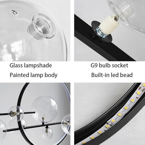 Suspension réglable 10 globes résout le manque de lumière