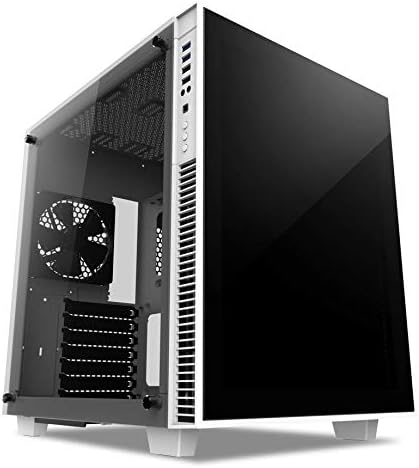 anidees AI Crystal Cube V2 Dual Chamber Tempered Glass EATX/ATX PC Gaming Case Lite Version - White AI-CL-Cube-W-Lite2
