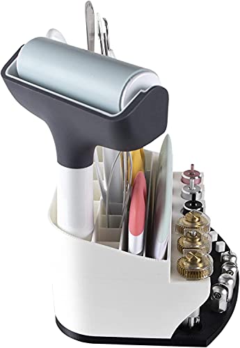 Image of XCJD Organizer for Cricut Tools and Accessories Blade Holder Caddy,Storage for Cricut Maker Blades /QuickSwap Tip /Explore DeepCut Blade(Black), 148mm,125mm,79mm