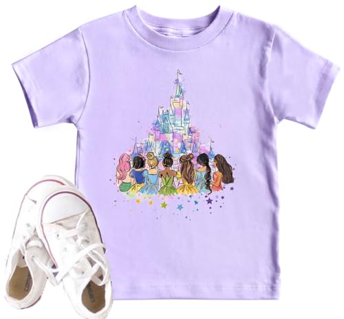 Image of Magical Shirts Women Girls Family Vacation Matching Shirt Magic Kingdom T-Shirt Mommy and Me Trip Short Sleeve Tops
