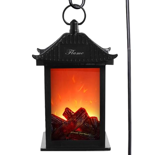 Farol LED para chimenea, linterna LED a pilas, decoración de fuego sin llama suave y elegante para fiestas de habitación y decoración de bodas