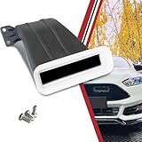 KNSPEC Air Intake Snorkel Compatible With 2012-2018 Focus MK3.5 ST RS Intake Duct Vents, Short Ram Cold Air Intake Kits, Focus ST Performance Big Mouth white