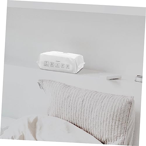 WOONEKY 100 Unidades Toalha De Rosto Limpa Lenços De Algodão Faciais Lenços De Maquiagem Lenços Umed