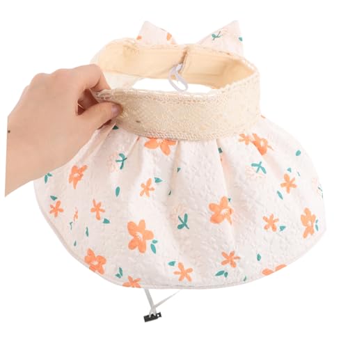 BESPORTBLE Summer Floral Sun Visor Hat Lightweight Breathable Wide Brim Cap for Outdoor Activities Secure Fit for Active Play Beach Hat Multi4
