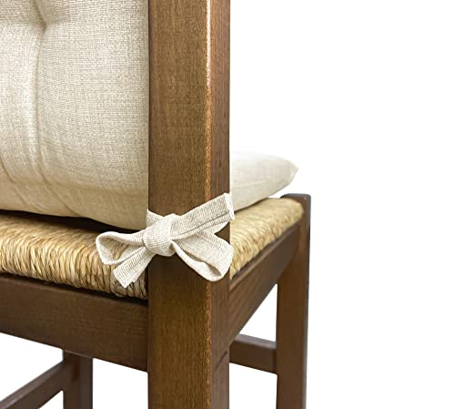 Set Cuscini Sedia con Schienale Imbottiti con