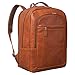 Produktbild STILORD 'Erikson' Rucksack Leder XL Laptoprucksack 17 Zoll Business Backpack Großer Lederrucksack Vintage mit Trolley-Aufstecksystem und Anti Diebstahl Fach, Farbe:maraska - braun