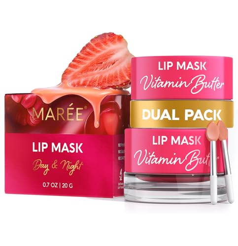 MAREE Lip Mask Overnight Strawberry 2-Pack