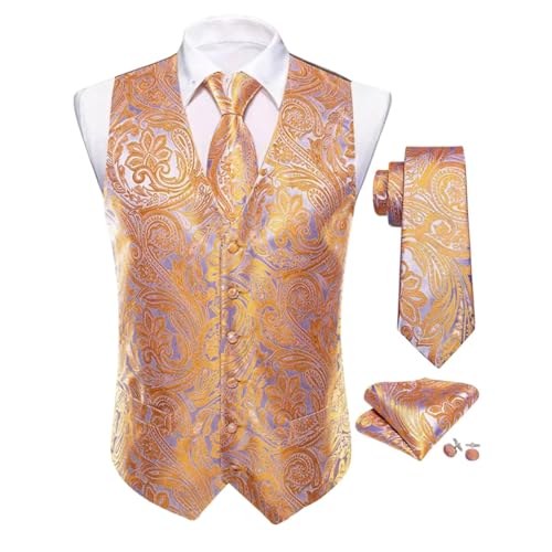 Chaleco de cachemira jacquard ajustado con gemelos exclusivos de alta sastrería 1