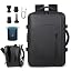 Black Backpack 1+pump