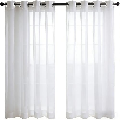 Cortinas translúcidas de 60 x 60 cm para iluminar su dormitorio de forma suave 2