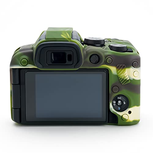 Rieibi EOS R10 Camera Case - Silicone Case for Canon EOS R10 - Protective Cover - Camouflage - Image 2